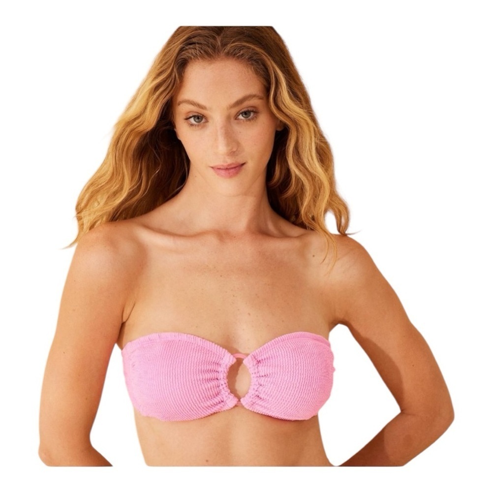 ❤️3/$15 NWT Wild Fable Pink Bikini Top Size S